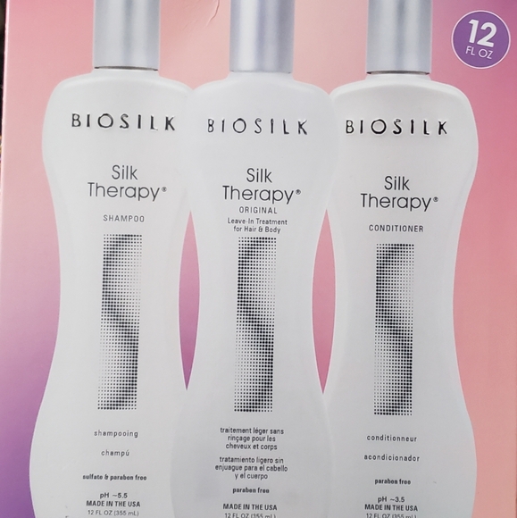 Biosilk Silk Therapy Shampoo Sulfate & Paraben Free Made in USA NWT - Picture 2 of 3